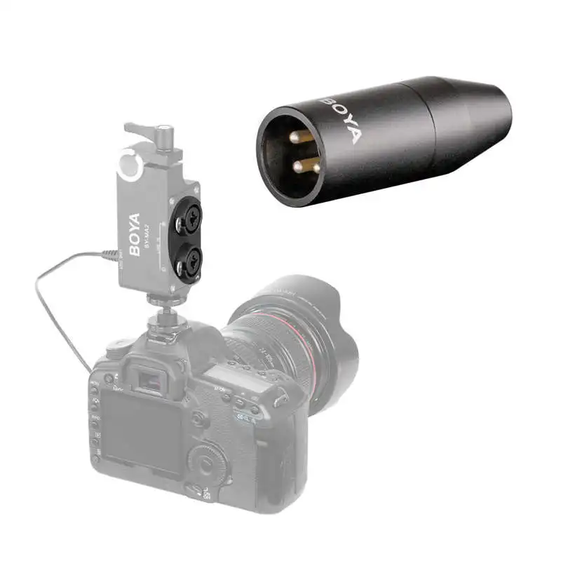 BOYA по 35C Xlr 3 5 мм (ТРС) мини джек Женский микрофон адаптер для Pin Штекерный разъем