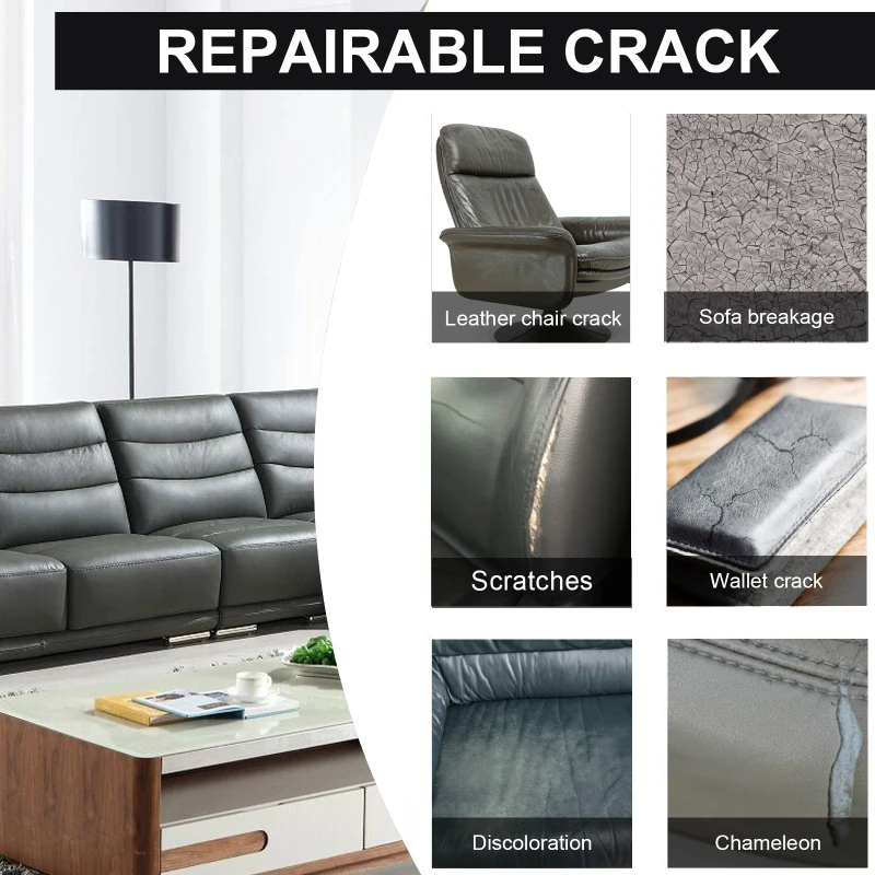 

20Ml Leather Refurbish Cleaner Repair Cream Advanced Leather Repair Gel Car Seat Instrument Panels Sofa Coat Repair Cream TSLM1