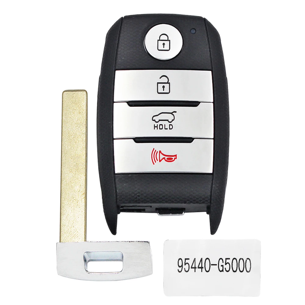 Keyless-Go 4 Button Remote Key (SUV) FSK 433.92MHz NCF2971X / HITAG 3 47 Chip HU134 for Kia Niro 2016-2019 P/N: 95440-G5000 | Автомобили и