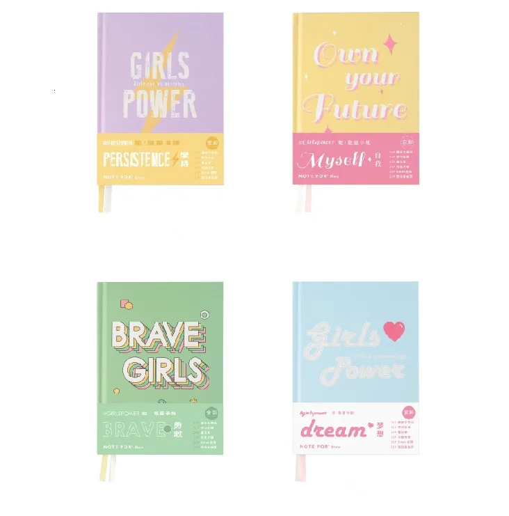 "Brave Girls" твердый переплет дневник милый блокнот для учебы блокнот для студентов ежедневник подарок подруге