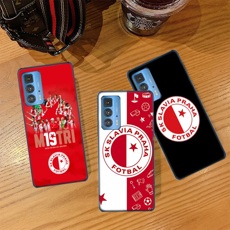 

Sk Slavia Praha Czech Republic Phone Case For Motorola ONE Fusion Vision Moto G9 Play G30 G8 G7 Power G6 G5 E6 Plus E5 Cover