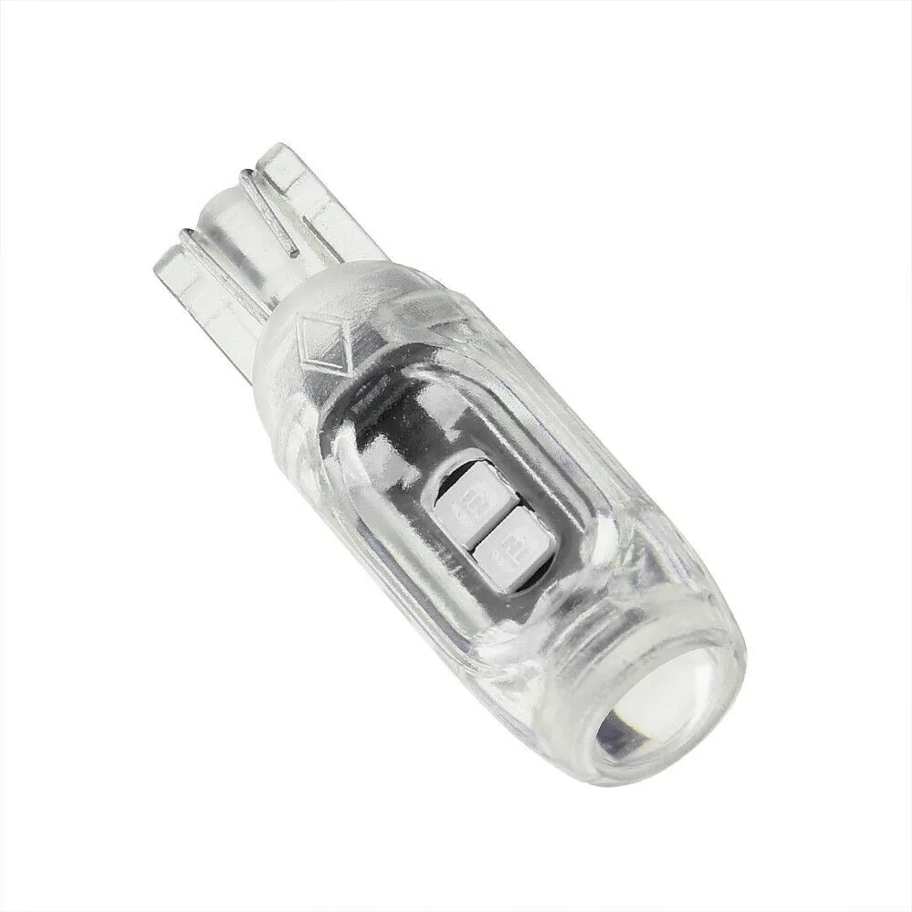 

10pcs Bulbs Lamp T10 License Plate 194 Light 1W Luggage Reading 5 SMD Trunk