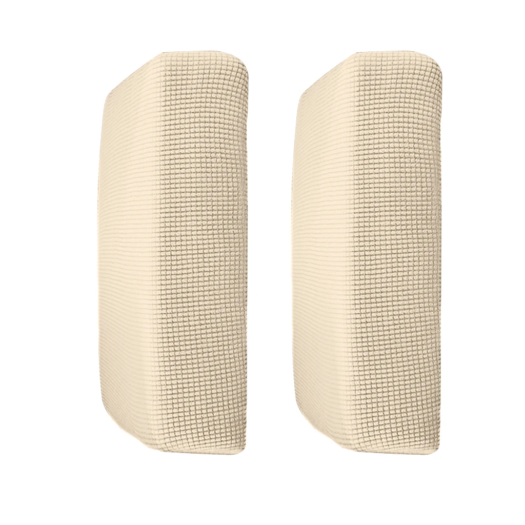 2 шт. cream_размер S эластичный чехол для дивана футона сиденья скамейки подушки