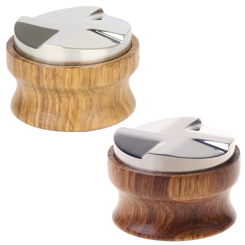 

Wooden Coffee Distributor Espresso Palm Tamper 58mm Coffee Powder Press Tools