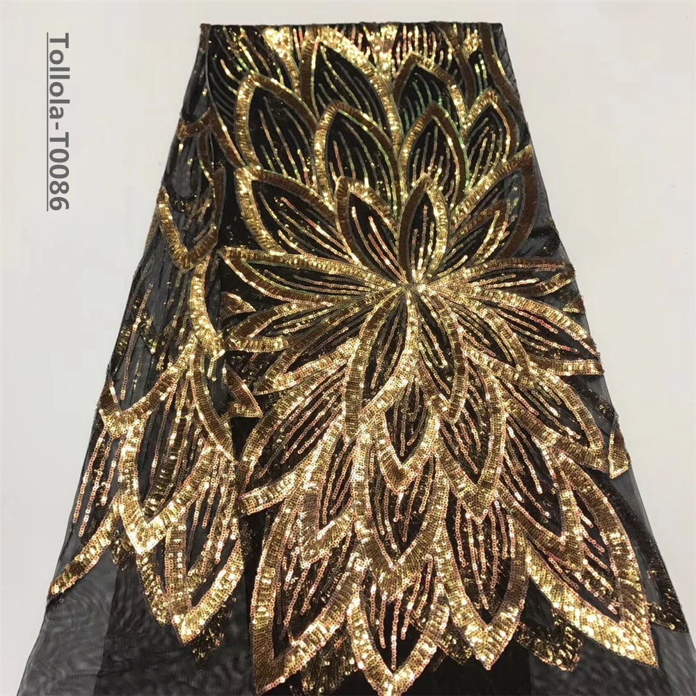 Кружевная ткань с блестками новейшая африканская кружевная Высококачественная