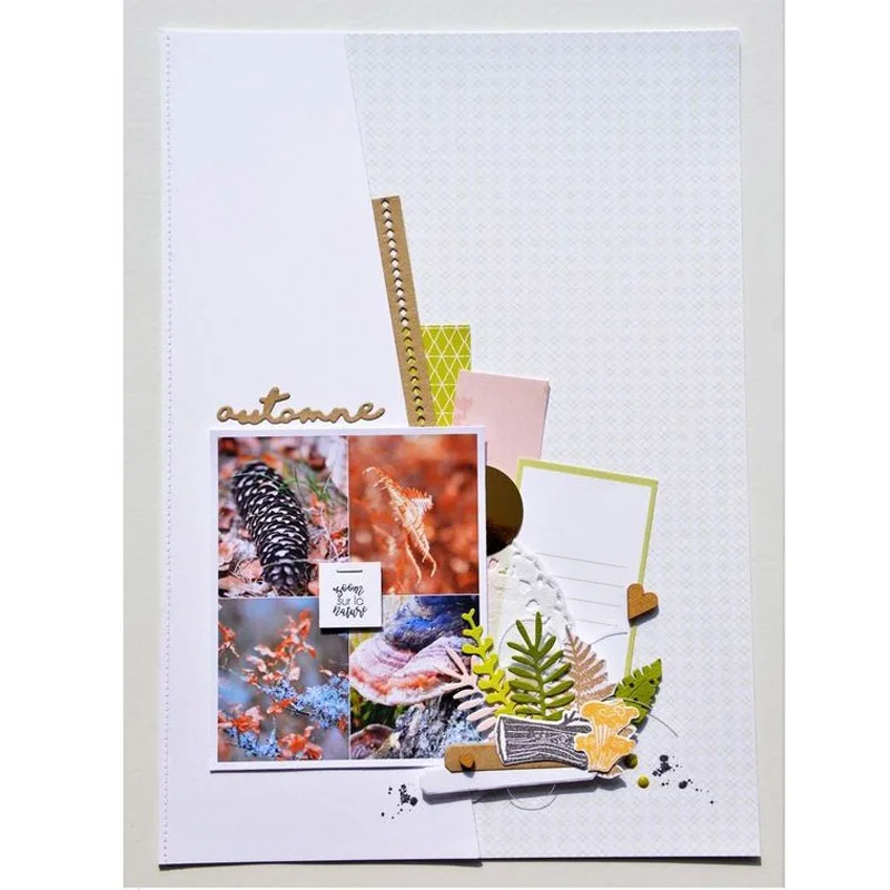 Смешанные французские слова Алфавит момент decoverte металла резки штампы