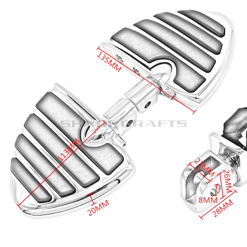 Мотоциклетные передние резиновые подножки для водителя Suzuki письменного стола