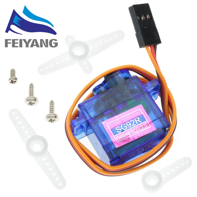 100 шт. Rc Mini Micro 9g сервопривод SG90 RC 250 450 Вертолет самолет автомобиль