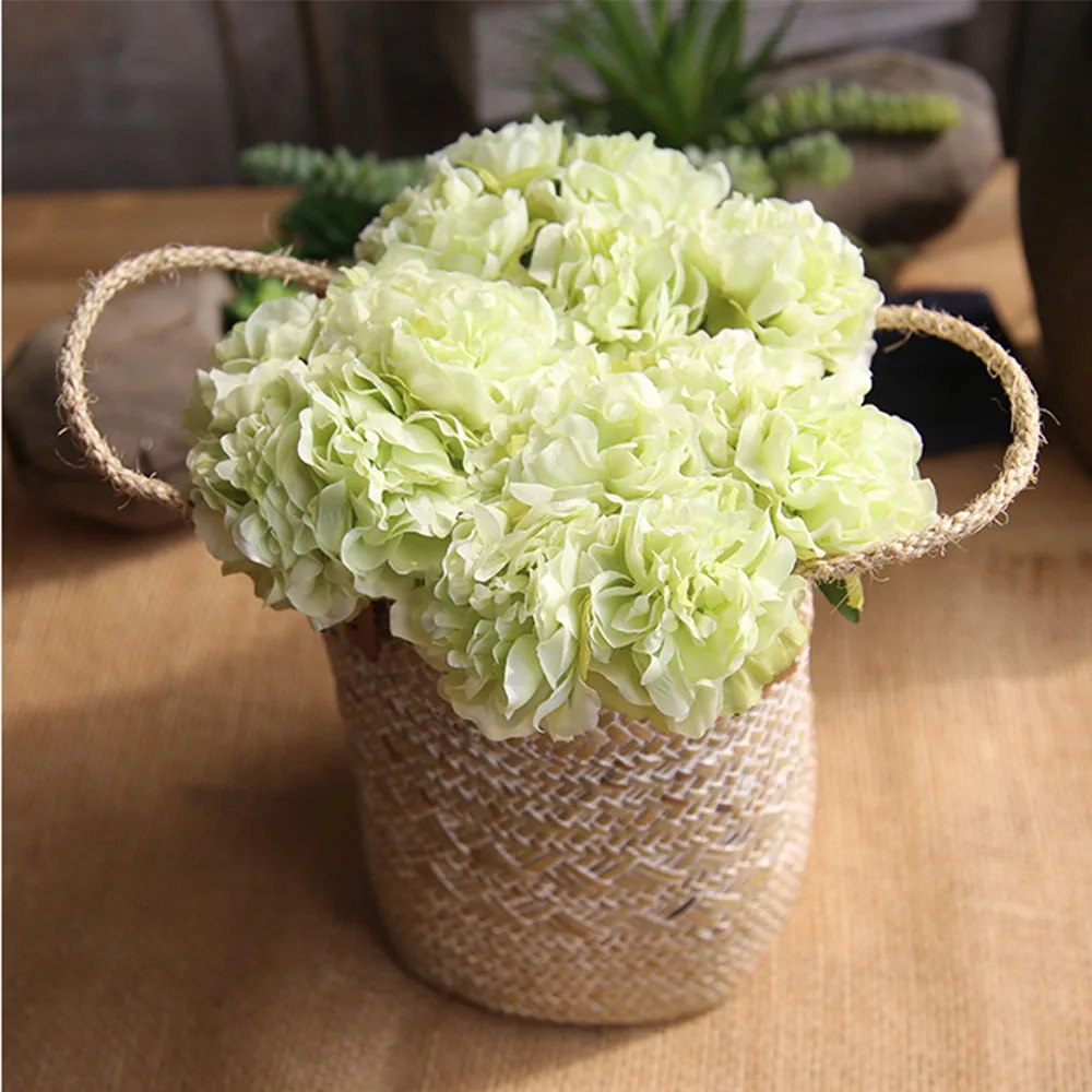 1 комплект шелковые гортензии 26 см искусственные цветы свадебные для невесты