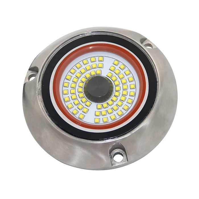 

New Arrival Round 180W Waterproof IP68 24V 316L Stainless Steel Ocean Underwater LED Yacht Lights