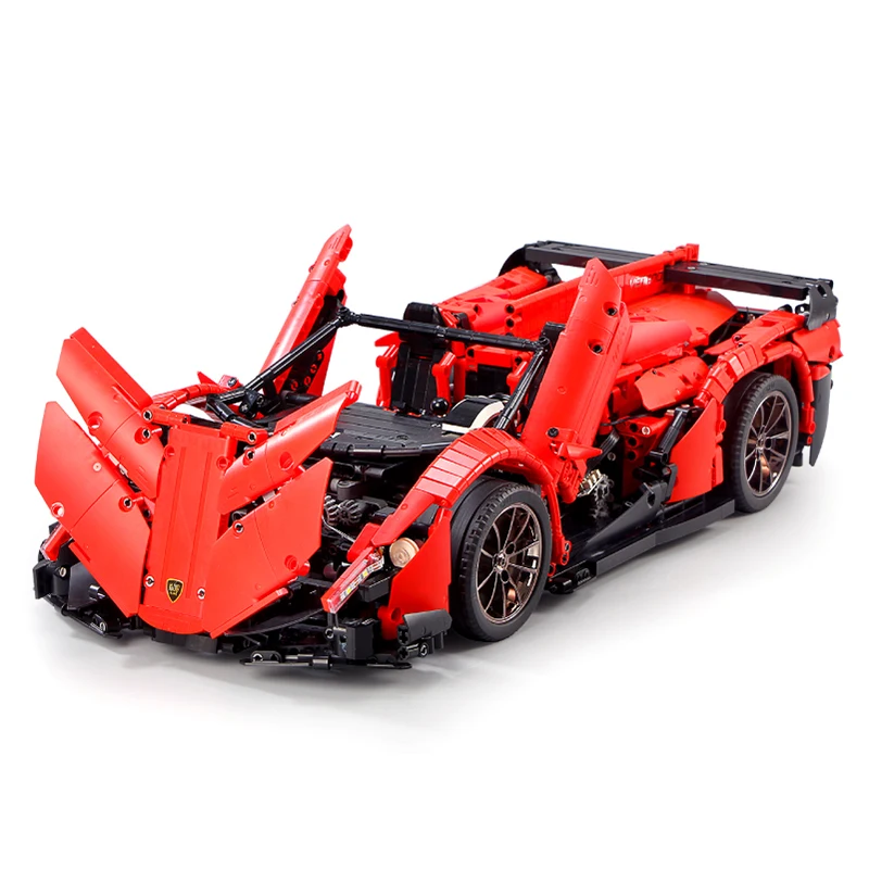 20091 мс технические Lamborghinied RC автомобиль MOC 10559 Veneno Roadster с мотором Функция модель