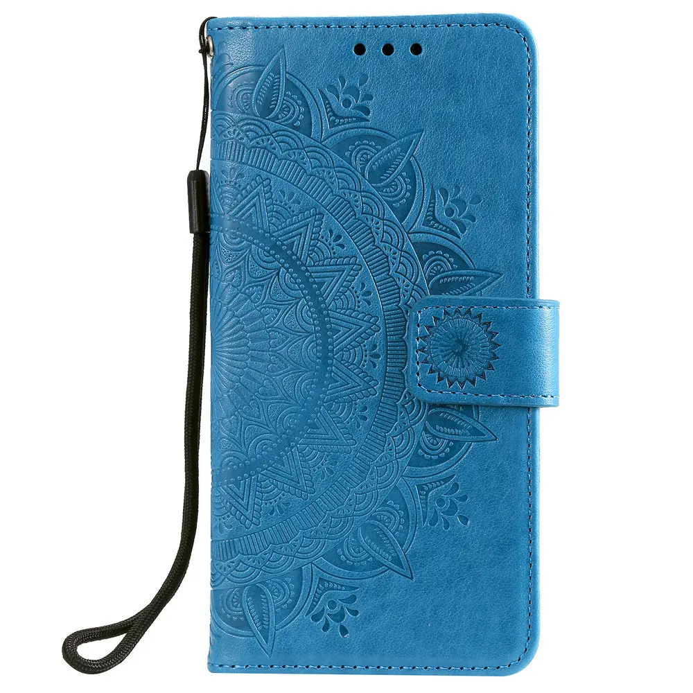 Флип чехол для Honor 10 X Lite 10X X10 кожаный книжка с тотемным рисунком Huawei Honor10 10Lite