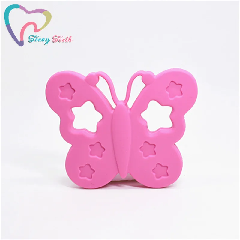 Teeny teeth 1 шт конфеты цвета силиконовые бабочки Прорезыватель игрушки бабочка