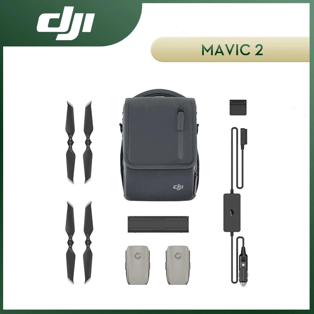 

Комплект DJI Mavic 2 Fly More включает Интеллектуальный аккумулятор малошумный пропеллер автомобильное зарядное устройство зарядная станция Напл...