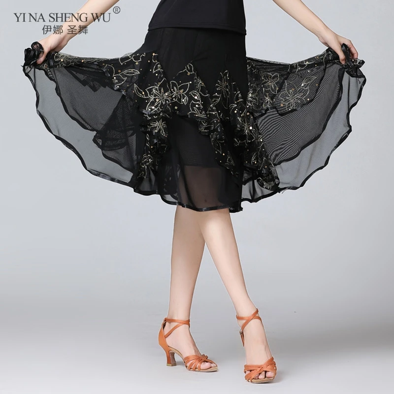 Костюм для танца живота короткая юбка на 360 градусов бальных танцев девушек