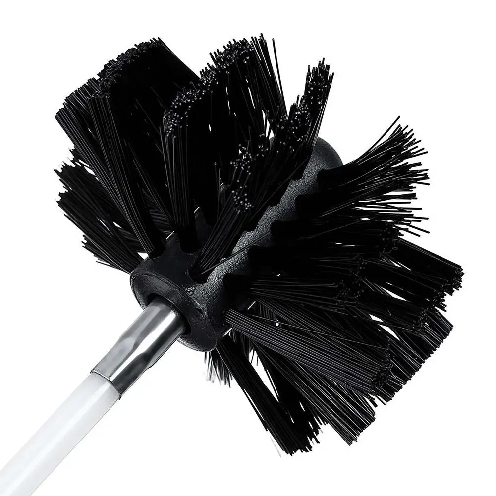

6/8/12Pcs Dryer Duct Vent Long Handle Flexible Rod Chimney Brush Cleaning Tool