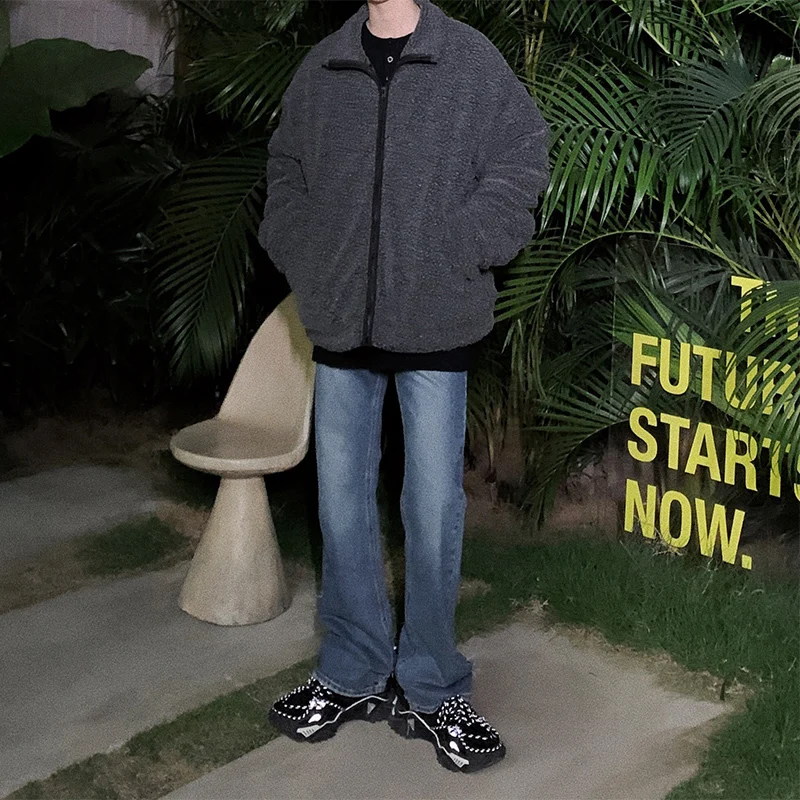 2019 осенне зимнее Новое японское ретро пальто из овечьей шерсти куртка модное