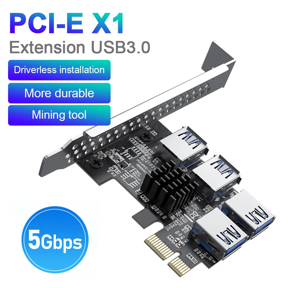 

Адаптер для майнинга биткоинов, USB 3,0, 1x-16x