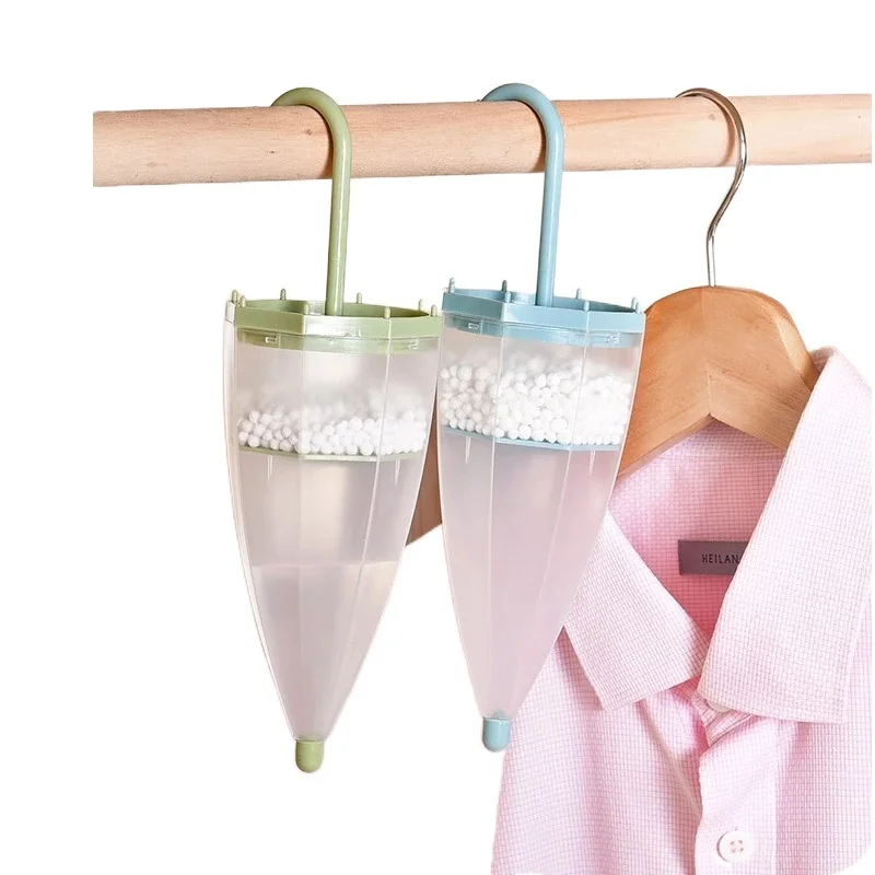 

1Pcs Umbrella Shape Wardrobe Dehumidifier For Home Hanging Clothes Dryer With Moisture Proof Desiccant Reusable Absorber Box
