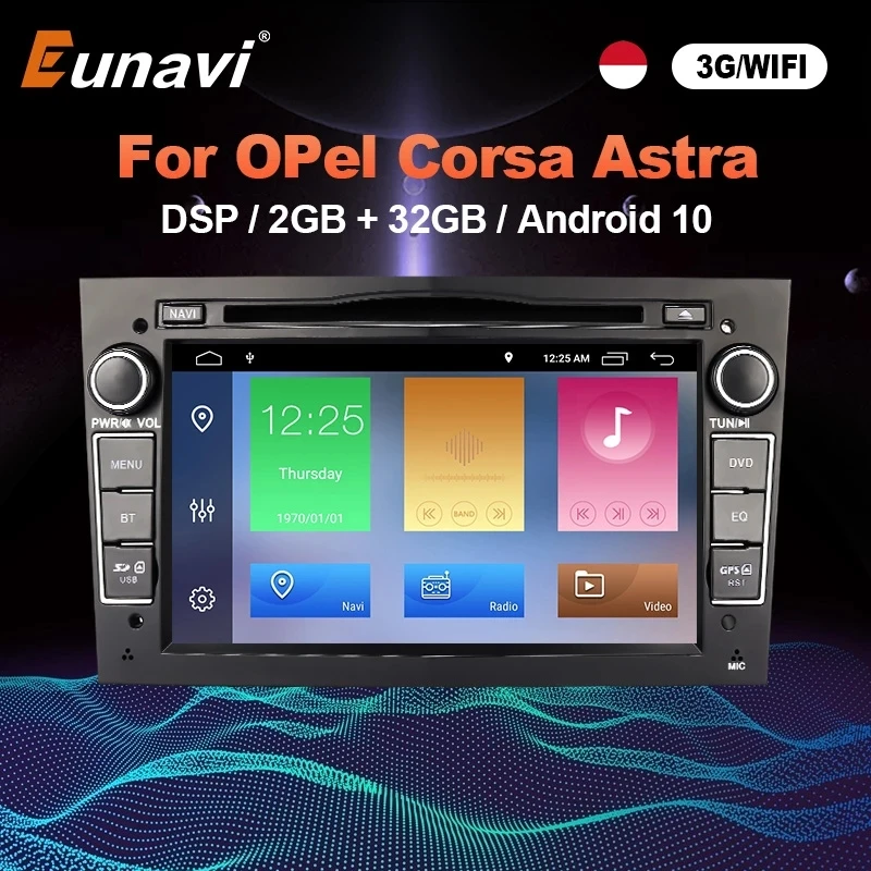 Eunavi Android 10 автомобильное радио GPS для Opel Vauxhall Astra H G J Vectra Antara Zafira Corsa Vivaro Meriva Veda 7