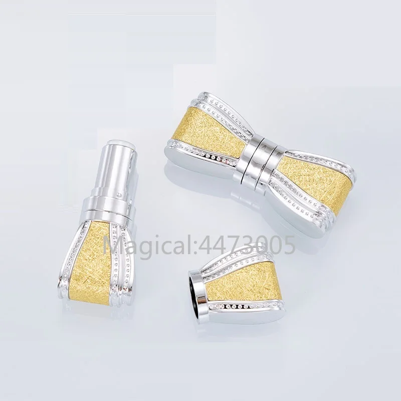 

10/30/50pcs Colorful Shiny Bow Empty Lipstick Tube 12.1mm Lip Balm Container Lipstick Shell Packaging Cosmetics Refillable