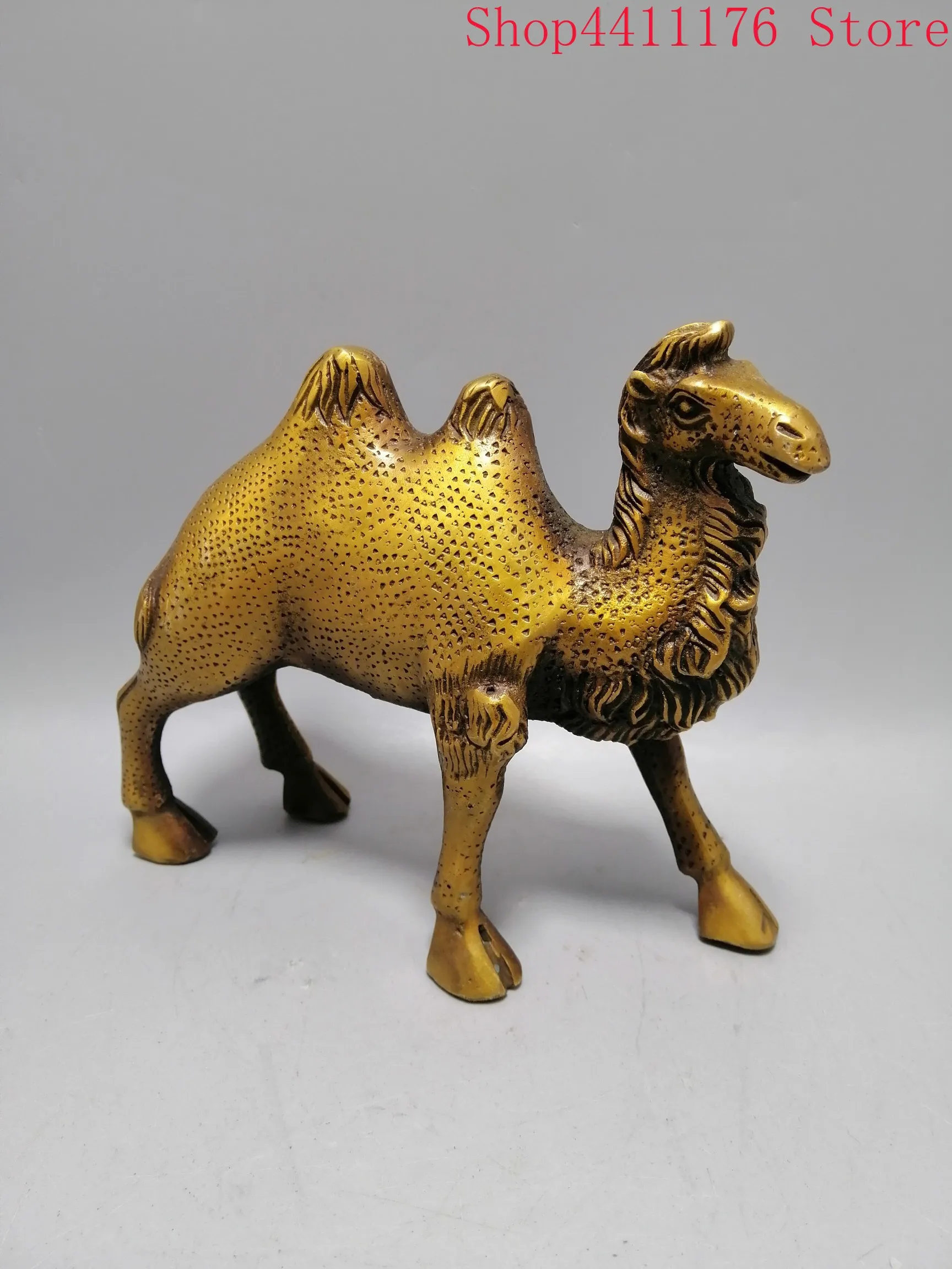 

Antique bronze collection, camel, exquisite craftsmanship Copper Mascot #2564