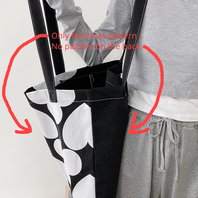 

Vintage Peach Heart Women Canvas Shoulder Bags Large Capacity Ladies Girls Daily Casual Tote Handbags Female Shopping Beach Bag