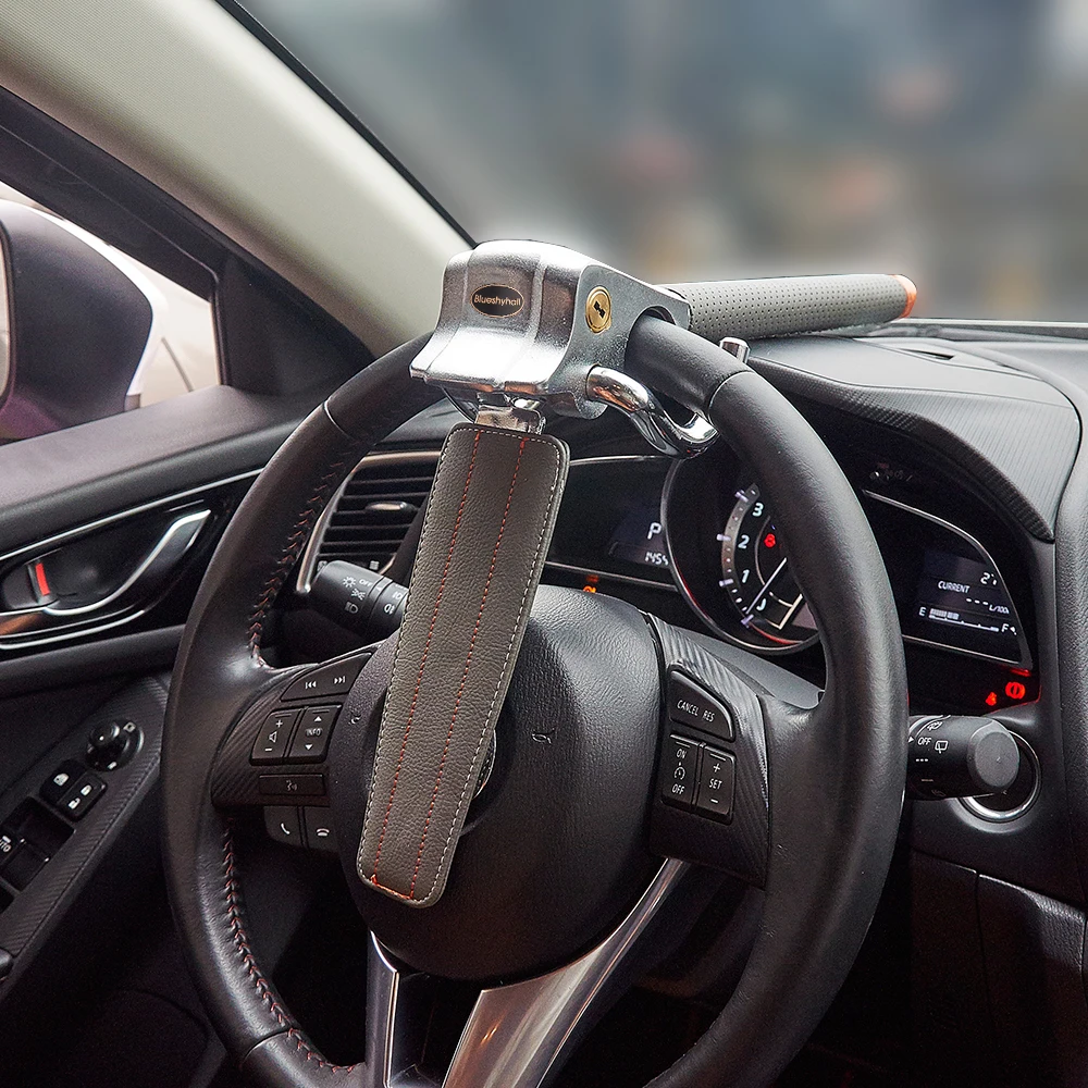 Новый складной Универсальный Автомобильный Замок на рулевое колесо серого цвета