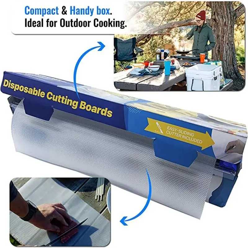 Одноразовая пластиковая разделочная доска для кухни разделочные прозрачные
