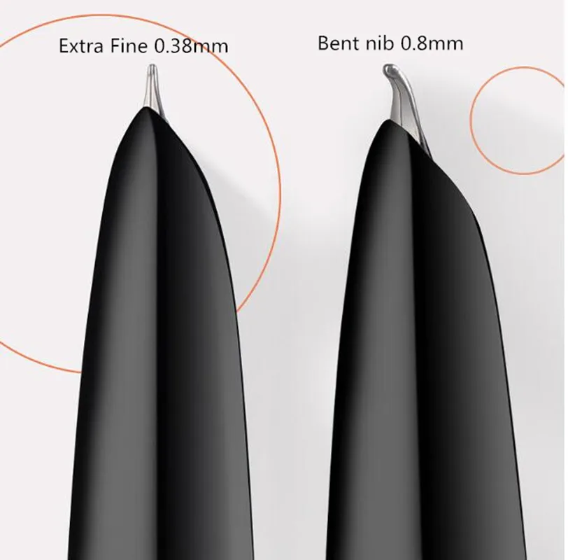 

Vintage wood Lengthened barrel Fountain pen Stainless steel Fine tip Jinhao ink pens Office finance school student A6787