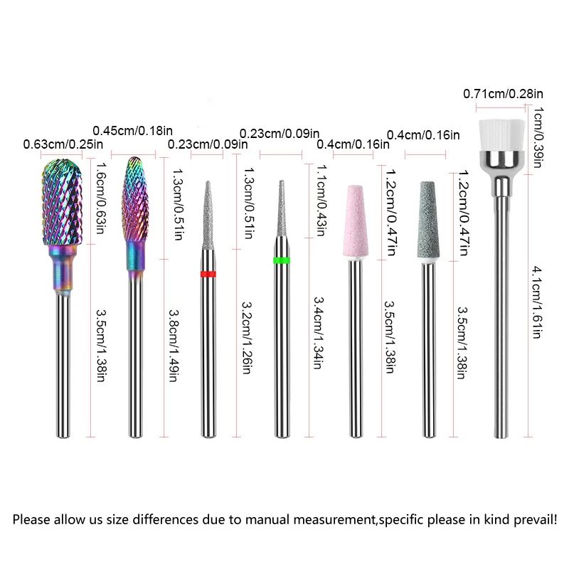 Новая керамическая дрель для маникюра из сплава набор керамических фрез ногтей