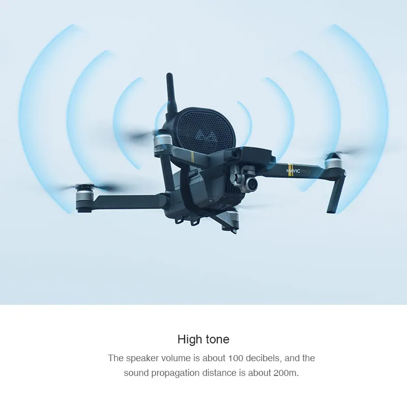 Динамик Мегафон для камеры дрона воздушная трансляция Mavic Mini Pro 2 pro zoom FIMI Phantom 3 4