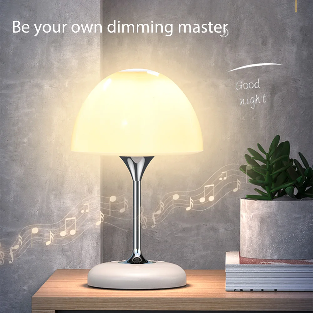 

Bluetooth Desk Light Speaker USB 6 Color Light Modes FM Radio 5W LED Night Lamp Speaker for Bedroom Living Room Hotel