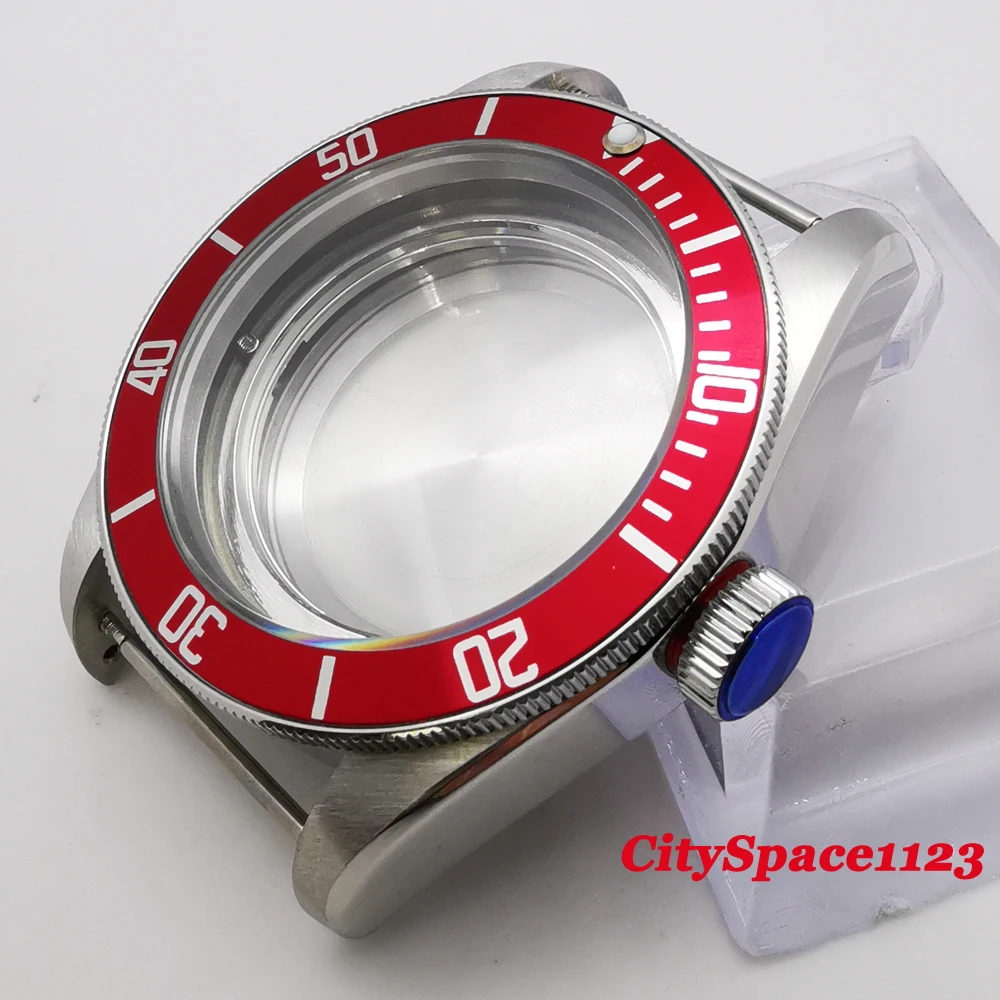 41 мм Corgeut Мужские механические часы Чехол циферблат Руки Водонепроницаемый 316L SS