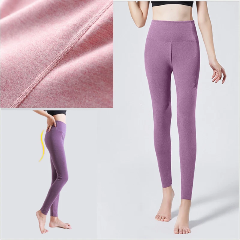 

Women High Waist Leggings Warm Plus Velvet Leggings Winter Tights High Flexibility Comfortable Leggings Thick Velvet Pants