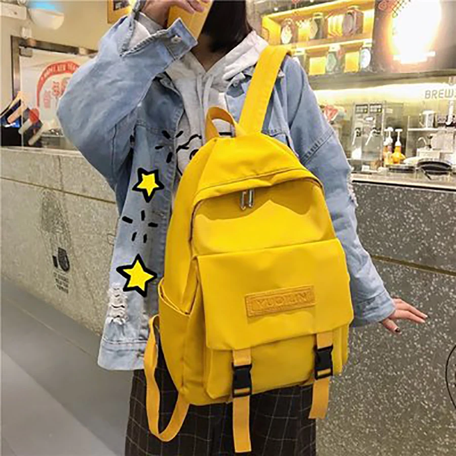 Модный Дамский рюкзак с буквенным принтом Женский нейлоновый водонепроницаемый