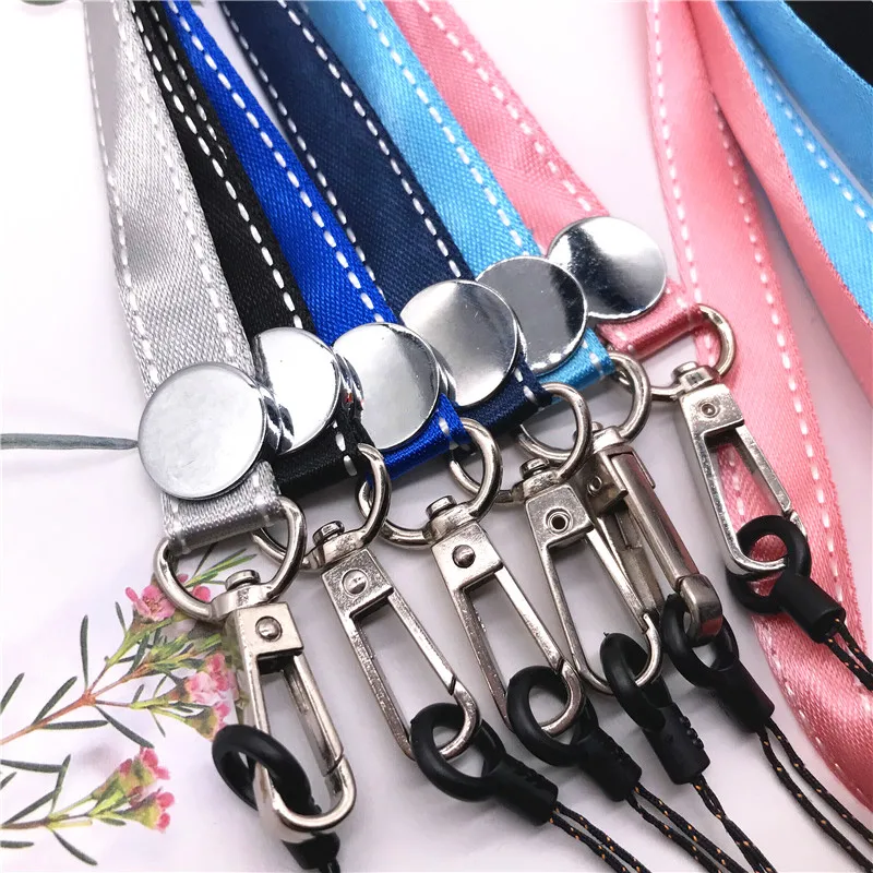 Новый простой прочный с металлическим ремешком для головы и шеи ремешки ключей