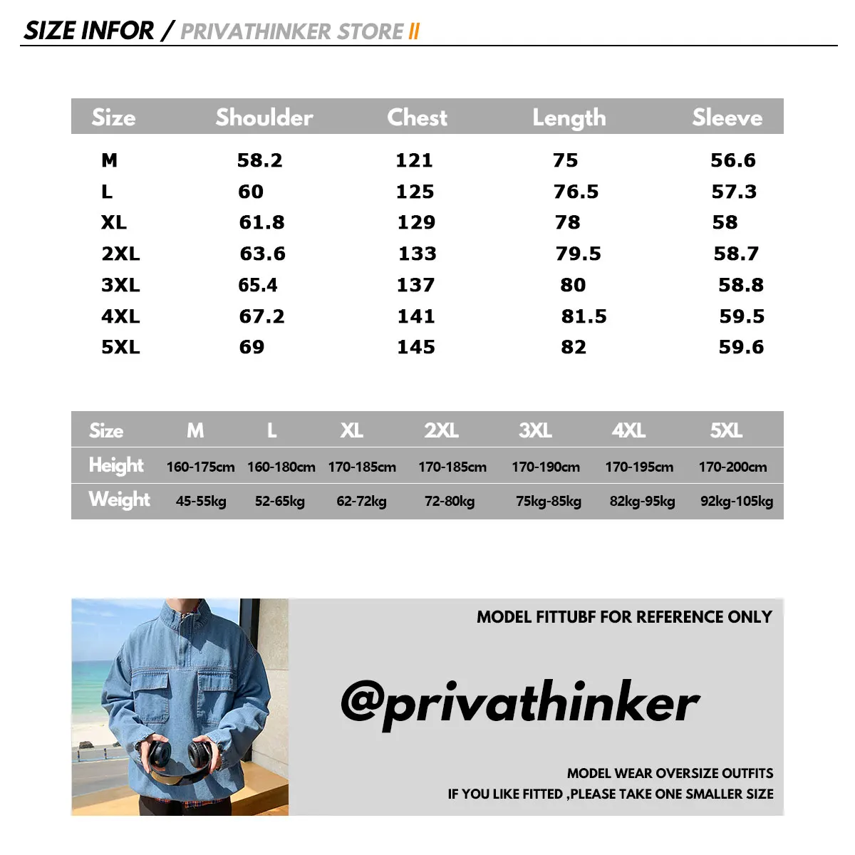Мужская Осенняя уличная джинсовая куртка Privathinker в стиле хип-хоп 2020 с карманами