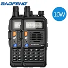 2 шт BaoFeng UV-S9 плюс иди и болтай Walkie Talkie 10 Вт мощное радио CB трансивер дальний Портативный подходит для прогулок на свежем воздухе