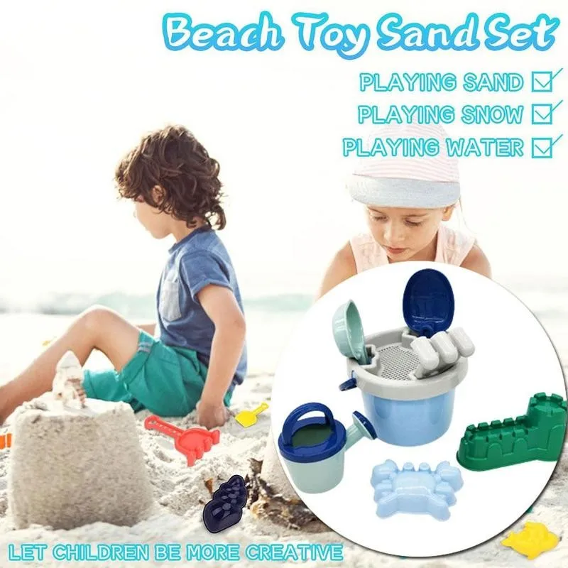 

Beach Toys Children Set Baby Play Sand Toys Digging Tool Shovel Bucket Set Children's Beach Toys Sand Digging Tool Shovel Set