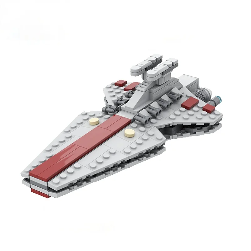 

MOC 53074 Republic Venator Attack Cruiser Spaceship Building Block Brick Model Home Decoration Kids DIY Toys Best Gift Favorite