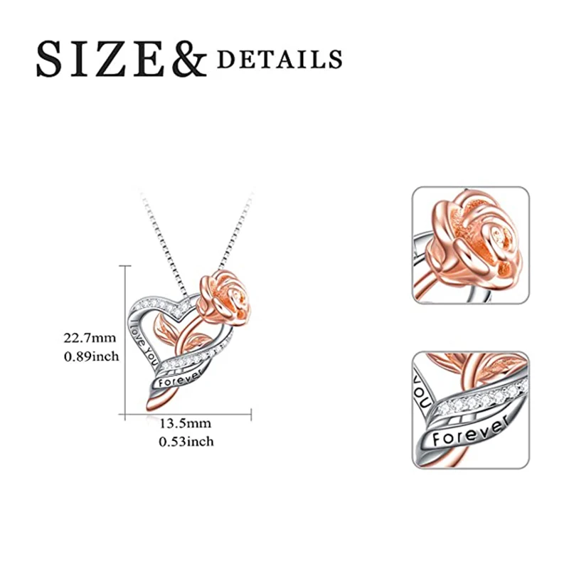 Модное женское ожерелье с подвеской в виде розового цветка кристаллами форме