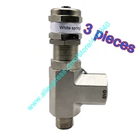adjustable 2500 to 3500 psi ss316l high pressure safety valve proportional unloading valve pressure safety relief valve
