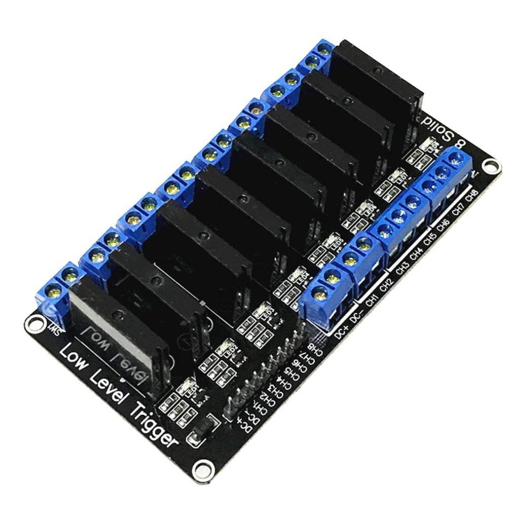 DC 24V вход 8 CH G3MB 202P твердотельный релейный модуль низкий уровень триггера
