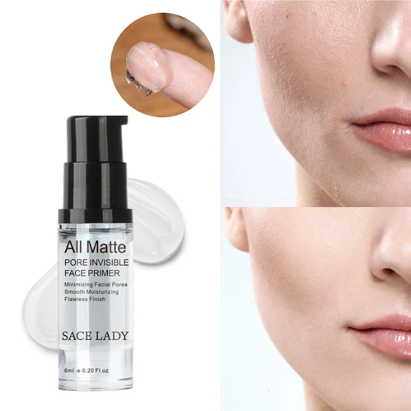 

Face Base Primer Makeup Liquid Matte Make Up Fine Lines Oil-control Facial Cream Brighten Foundation Cosmetic Invisible Pores