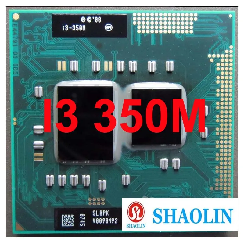 

40%off i3-350M i3 350M 2.2 GHz Dual-Core Quad-Thread CPU Processor 3M 35W Socket G1 / rPGA988A Original SHAOLIN Official Version