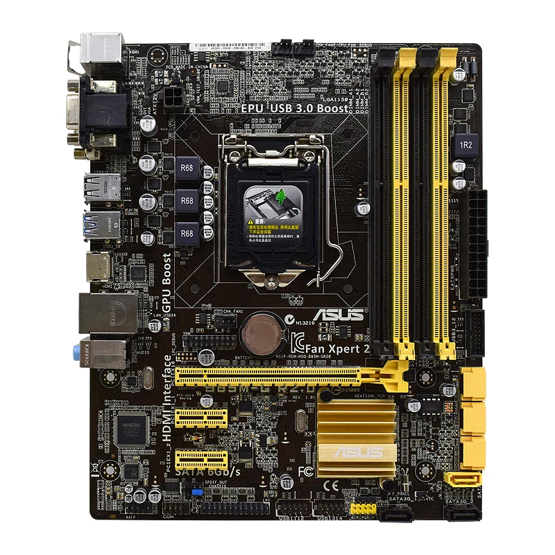 Материнская плата ASUS B85 LGA 1150 процессор Intel I5-4570 8 ГБ DDR3 RAM B85M-G R2.0 USB3.0 SATA3 - купить по