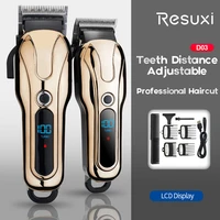 lcd digital display hair clipper household mens electric clippers hair salon professional high power electric clippers