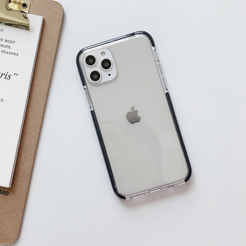 Противоударный чехол для iphone 11 11Pro Max XR XS Max, прозрачный мягкий чехол из ТПУ для iphone 6, 6s, 7, 8 Plus, защитный чехол