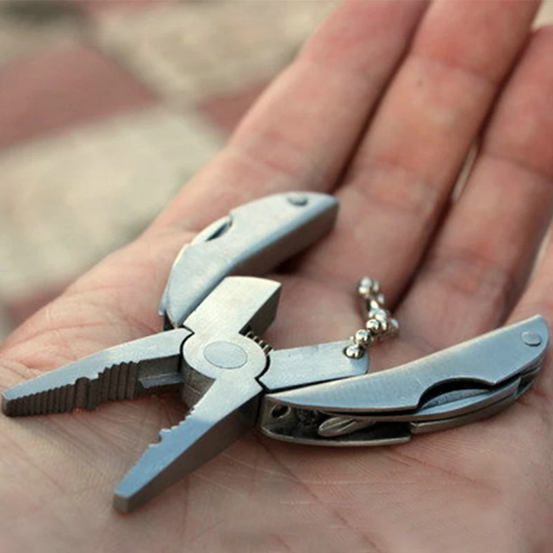 Портативные многофункциональные складные плоскогубцы складной нож из